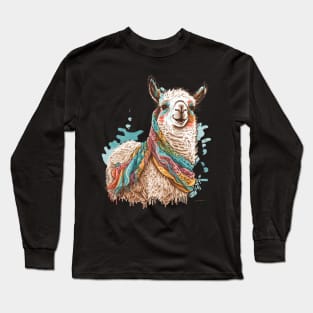 Llama Fiesta Long Sleeve T-Shirt